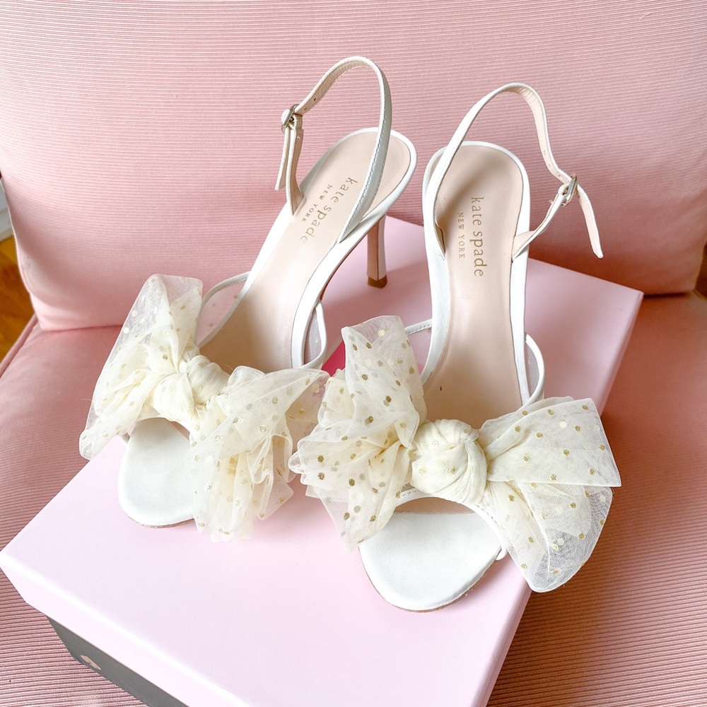 Kate Spade Bridal Sparkle Evening Shoe 6.5